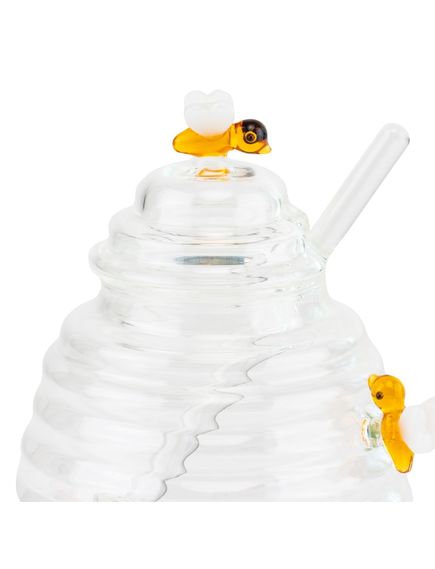 Банка для меду скляна Бджілки 500 мл, зображення 2