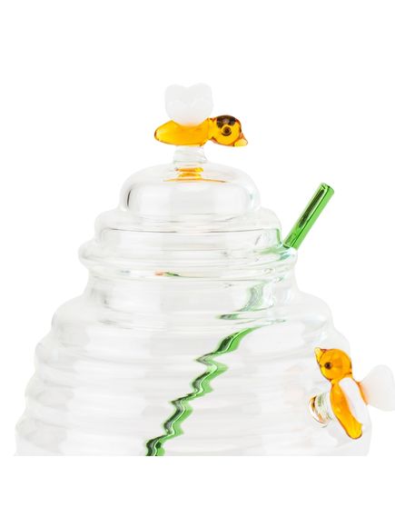 Банка для меду скляна Бджілки 500 мл, зображення 2