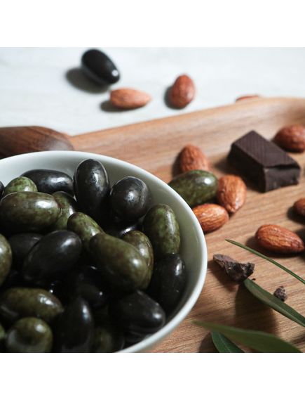 Medicis Мигдаль смажений в темному шоколаді Олівс де Гаррґі 140 г, зображення 2