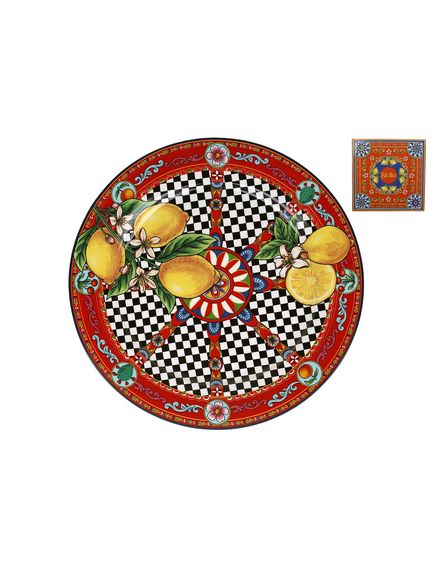 Тарілка обідня порцелянова Сицилія 27 см, зображення 2