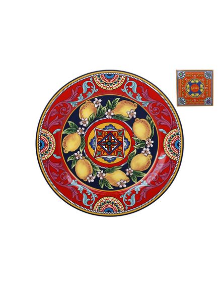 Тарілка обідня порцелянова Сицилія 27 см, зображення 2