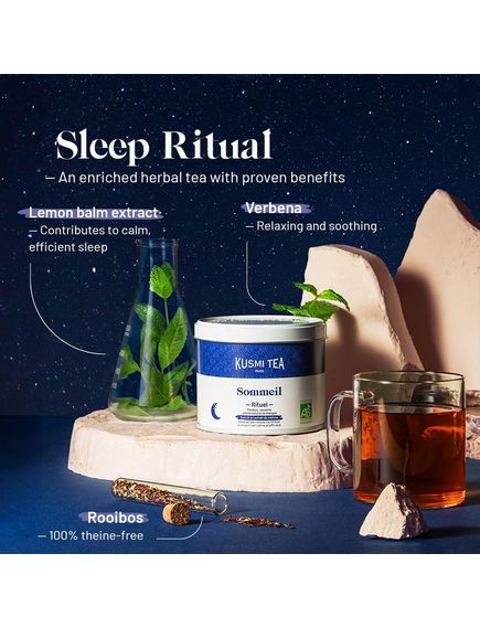 Kusmi Tea Чайна суміш Ритуал Сну розсипний органічний 100 г, зображення 2