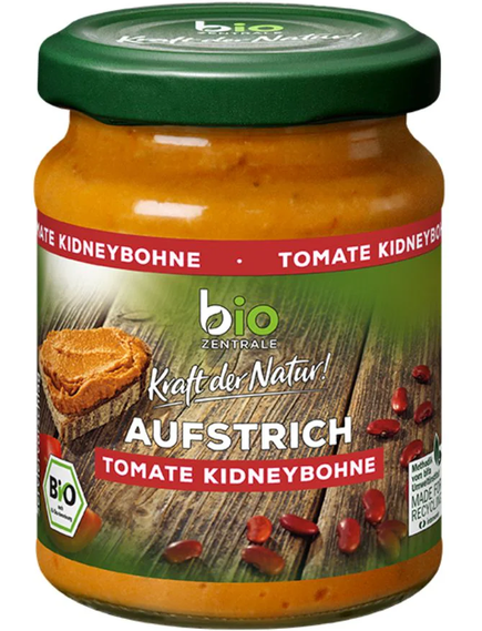 Bio Zentrale Крем-паста для бутербродів Томати-Червона Квасоля веганська органічна 125 г