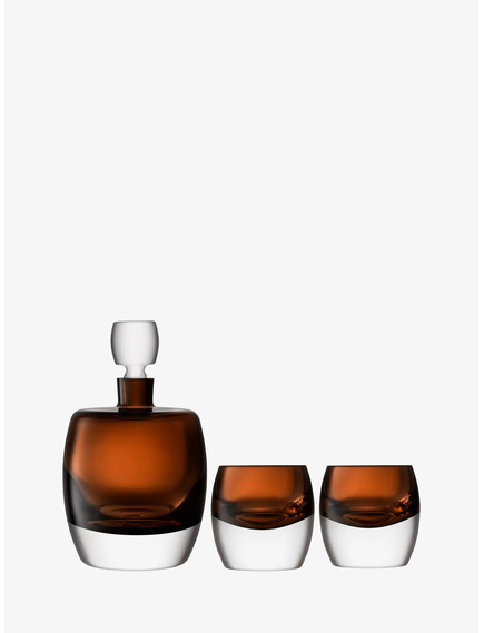 LSA Набір для віскі Whisky Club Декантер 1,05 л + 2 Склянки по 230 мл, зображення 3