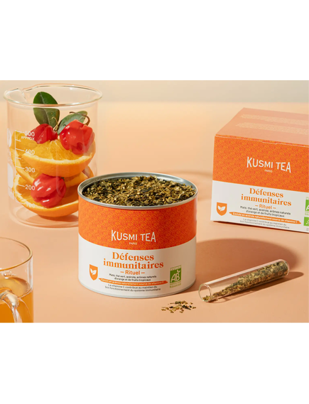 Kusmi Tea Чайна суміш Ритуал Імунного Захисту розсипний органічний 100 г, зображення 3