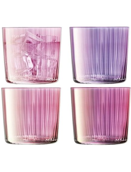 LSA Набір склянок тамблерів Gems 310 мл 4 шт. Колір Гранат Асорті, зображення 2