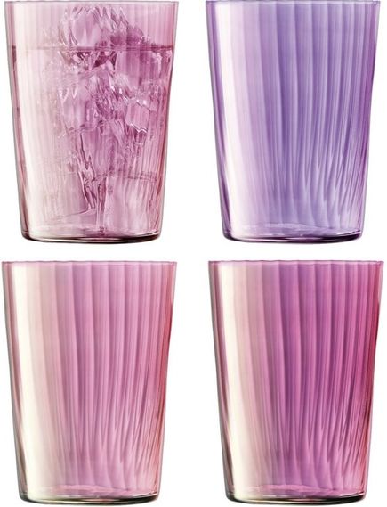 LSA Набір склянок тамблерів Gems 560 мл 4 шт. Колір Гранат Асорті, зображення 2