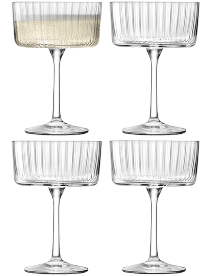 LSA Набір бокалів для шампанського Gio 230 мл 4 шт., зображення 2