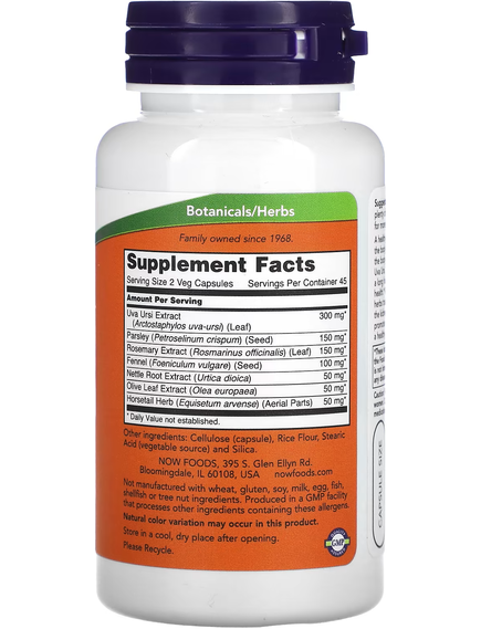 Now Foods Kidney Cleanse Засіб для очищення нирок 550 мг 90 веганських капсул, зображення 2