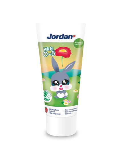 Jordan Зубна паста для дітей 0-5 років Junior 98% Натуральних інгредієнтів 50 мл, зображення 4