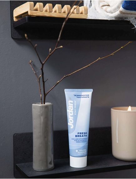 Jordans Зубна паста Свіжий Подих з фтором та ксилітом 75 мл, зображення 2