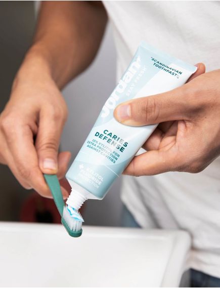 Jordans Зубна паста Захист від Карієсу з фтором та ксилітом 75 мл, зображення 3