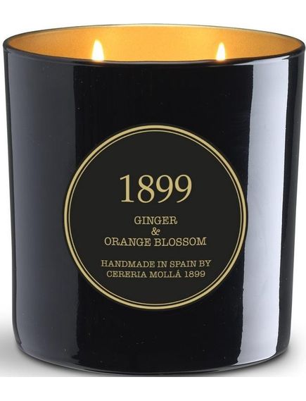 Cereria Molla Свічка ароматична Імбир та Квіти Апельсину Premium XL 600 г, зображення 2