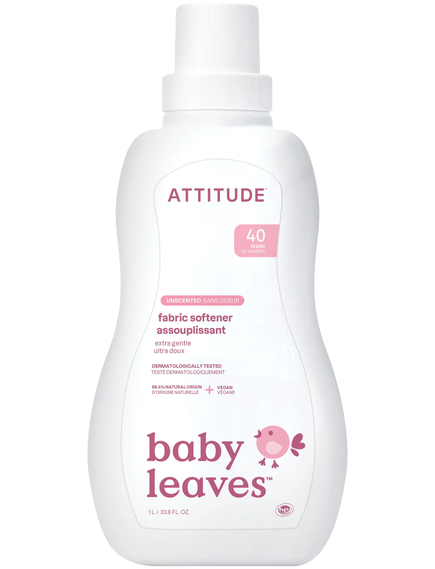 Кондиціонер для прання дитячих речей Для чутливої шкіри без запаху Attitude 1,05 л, зображення 2