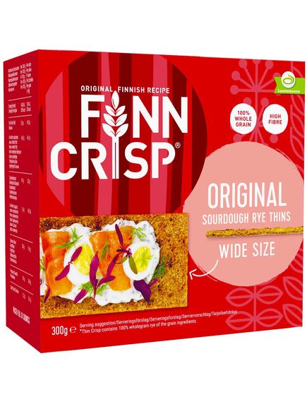 Finn Crisp Хлібці житні Original Wide Size упаковка 12шт*300 г, зображення 2