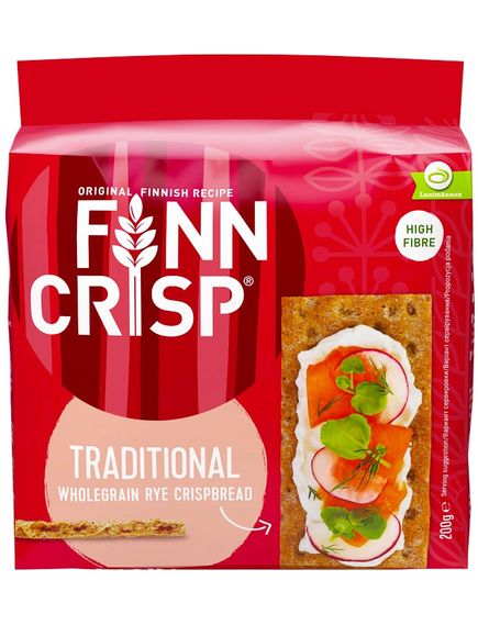 Finn Crisp Хлібці житні Традиційні упаковка 12шт*200 г, зображення 2