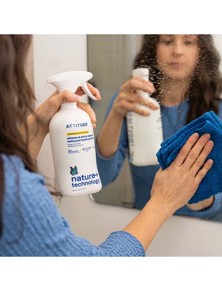 Засіб для миття вікон та дзеркал Цитрус Attitude 800 мл, зображення 2