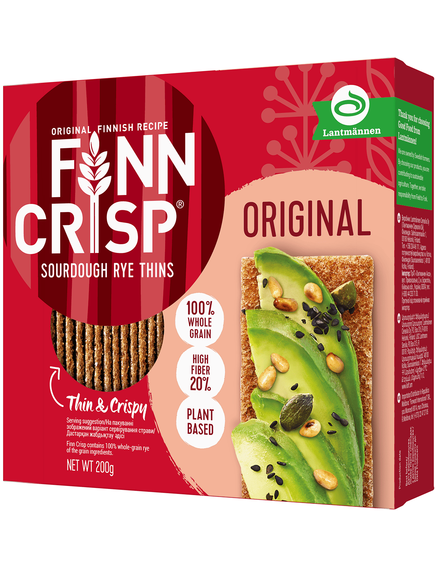 Finn Crisp Хлібці житні Original упаковка 9шт*200 г, зображення 2