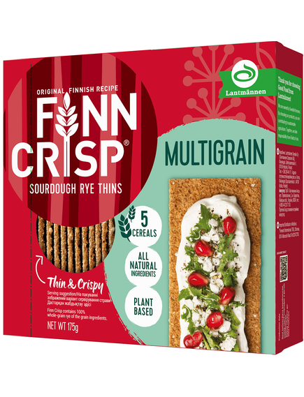 Finn Crisp Хлібці житні Мультизернові упаковка 9шт*175 г, зображення 2
