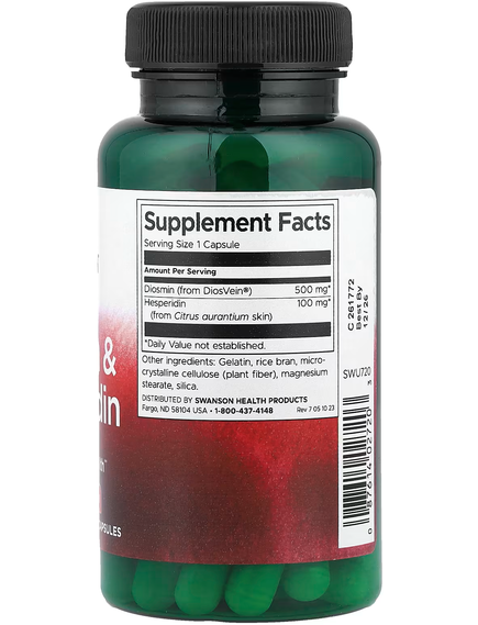 Swanson Діосмін та Гесперидин 60 капсул, зображення 2