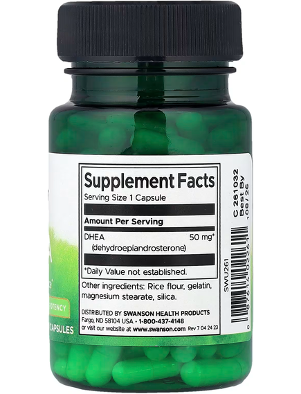 Swanson ДГЕА 50 мг 120 капсул, зображення 2