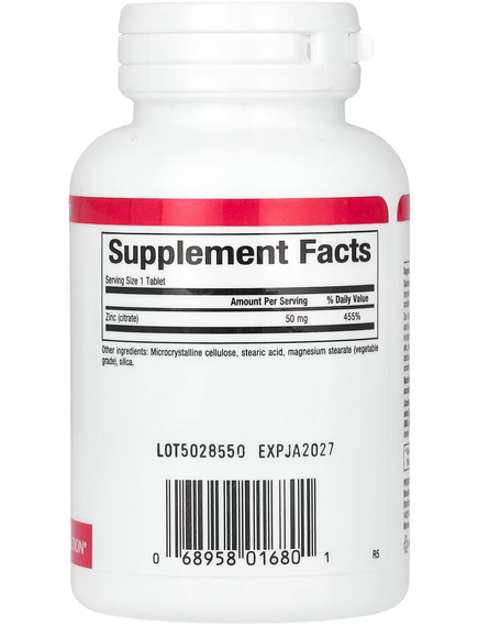 Natural Factors Хелат Цинку 50 мг 90 таблеток, зображення 2