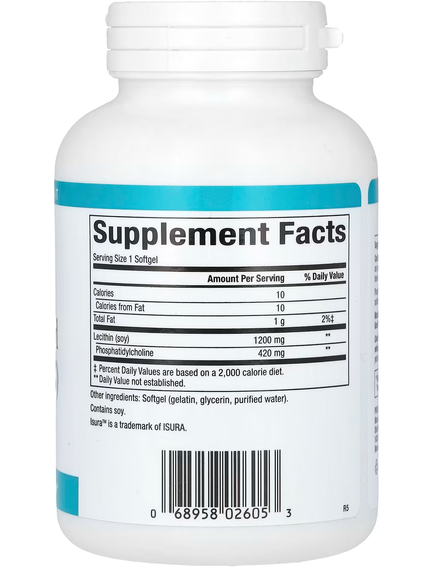 Natural Factors Фосфатидилхолін ФХ 420 мг 90 м'яких капсул, зображення 2