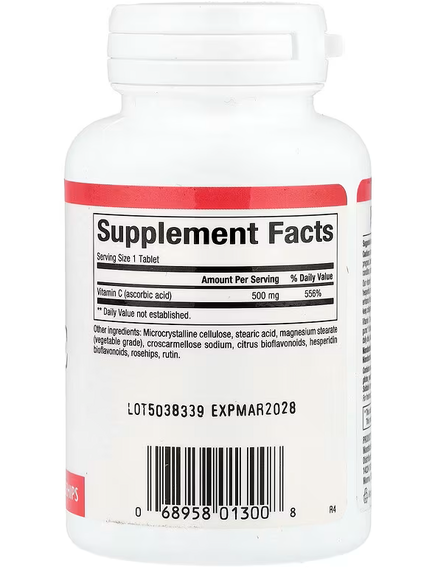 Natural Factors Вітамін С 500 мг 90 таблеток, зображення 2