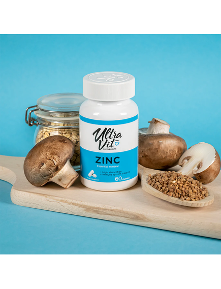 Ultra Vit Цинк 60 капсул, зображення 3