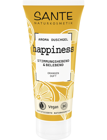 Sante Naturkosmetik Біо Гель для душу ароматичний з апельсином Happiness 200 мл