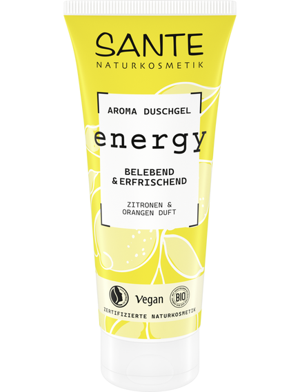 Sante Naturkosmetik Біо Гель для душу ароматичний з лимоном та апельсином Energy 200 мл