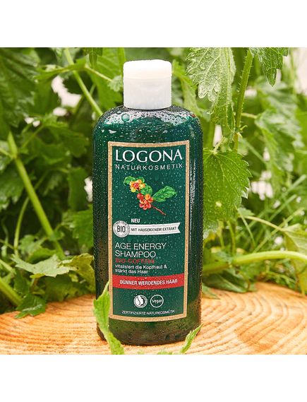 Logona Шампунь для зміцнення волосся з органічним Кофеїном 250 мл, зображення 2