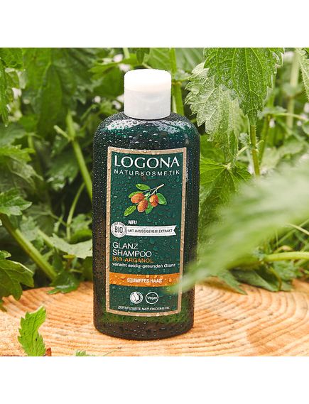 Logona Шампунь для блиску волосся з органічною Аргановою Олією 250 мл, зображення 2
