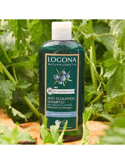 Logona Шампунь проти лупи з органічною олією Ялівцю 250 мл, зображення 2