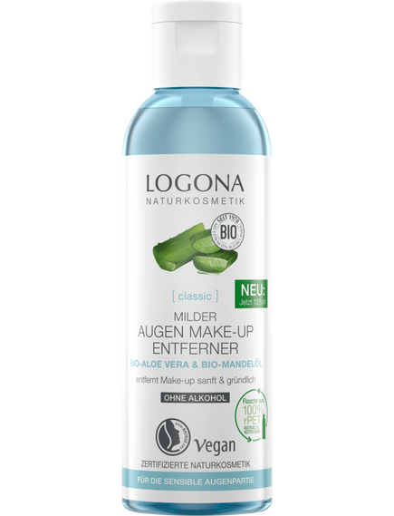 Logona Засіб для зняття макіяжу з очей Алое Вера-Мигдалева Олія органічний 125 мл