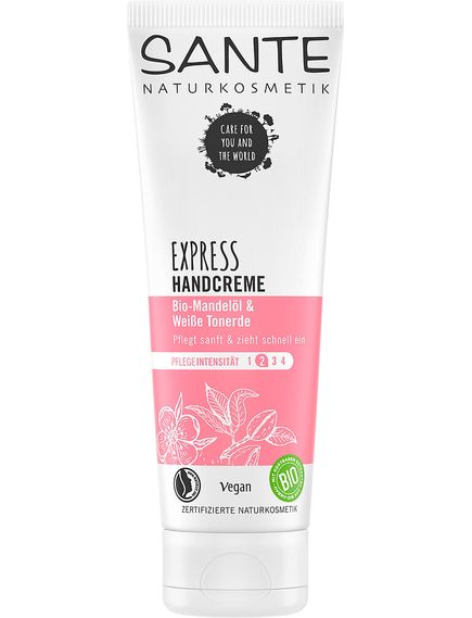 Sante Naturkosmetik Біо Крем для рук з білою глиною та мигдалем Express 75 мл