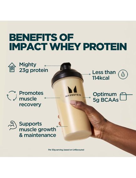 MyProtein Протеїн сироватковий порошок Impact Whey Protein Без Аромату 1000 г, зображення 2