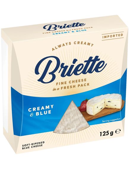 Briette Briette Сир Брієтте з пліснявою Creamy & Blue 60% 125 г