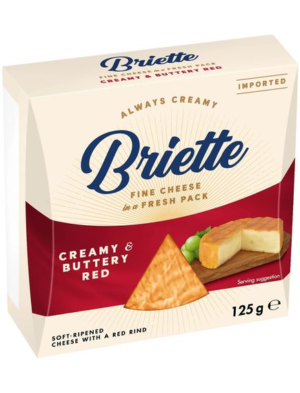 Briette Сир Брієтте з пліснявою Creamy & Buttery Red Сир 60% 125 г