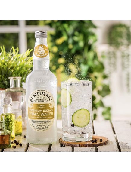 Fentimans Напій Тонік Преміум Індіан Premium Indian Tonic Water б/а сильногазований упаковка 8шт*500 мл, зображення 2