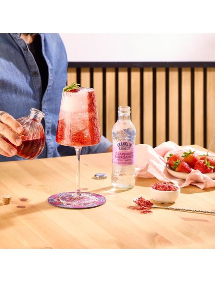 Franklin & Sons Напій Тонік Рожевий Грейпфрут та Бергамот Grapefruit & Bergamot Tonic Water б/а сильногазований 200 мл, зображення 5