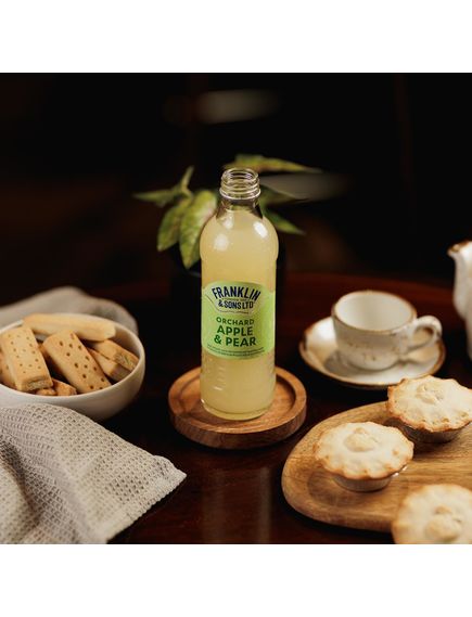 Franklin & Sons Напій Яблуко та Груша Orchard Apple & Pear б/а сильгазований 275 мл, зображення 3