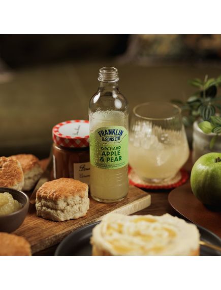 Franklin & Sons Напій Яблуко та Груша Orchard Apple & Pear б/а сильгазований упаковка 12шт*275 мл, зображення 2