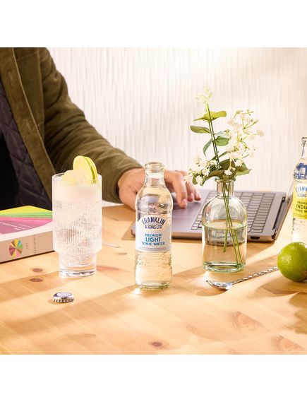 Franklin & Sons Напій Тонік Лайт Light Tonic Water б/a cильногазований 500 мл, зображення 2