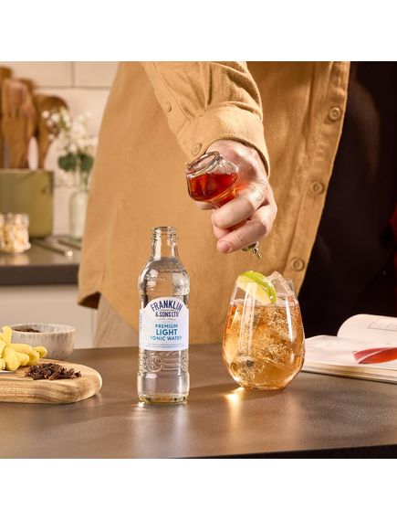 Franklin & Sons Напій Тонік Лайт Light Tonic Water б/a cильногазований 500 мл, зображення 4