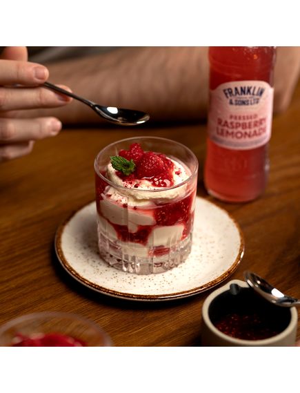 Franklin & Sons Напій Лимонад Малина Pressed Raspberry Lemonade б/a сильногазований 275 мл, зображення 5