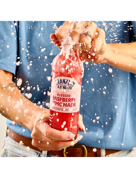 Franklin & Sons Напій Лимонад Малина Pressed Raspberry Lemonade б/a сильногазований упаковка 12шт*275 мл, зображення 2