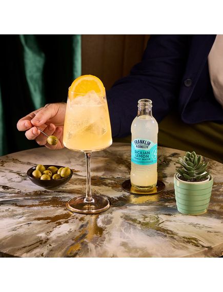 Franklin & Sons Напій Тонік Сицилійський Лимон Sicilian Lemon Tonic Water б/а сильногазований 200 мл, зображення 4