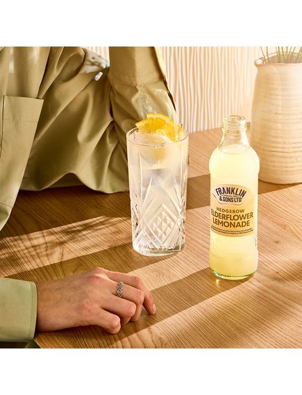 Franklin & Sons Напій Лимонад Бузина Hedgerow Elderflower Lemonade б/а сильногазований 275 мл, зображення 3