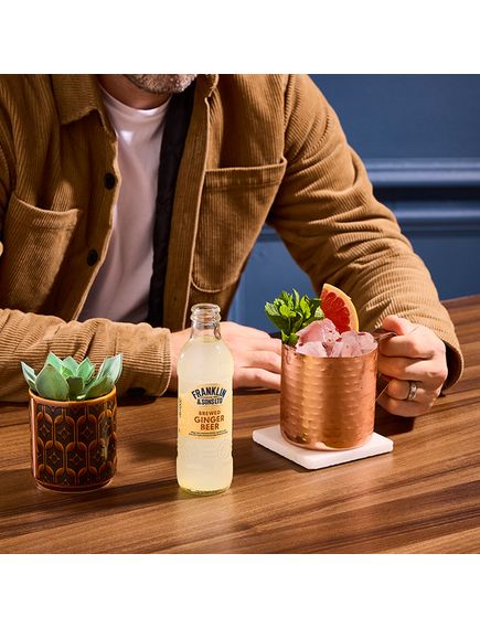 Franklin & Sons Напій Імбирне Пиво Ginger Beer б/а сильногазований упаковка 12шт*275 мл, зображення 3